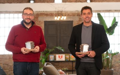 Juan Ramón Santos i Pablo Gutiérrez,  guanyadors de la XXIX edició del Premi edebé