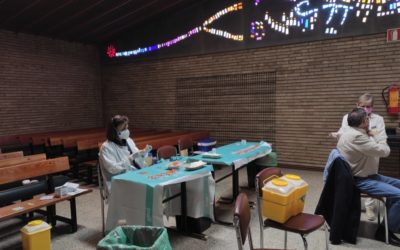 Imatges per a l’esperança: La parròquia salesiana de Zaragoza, seu de la vacunació