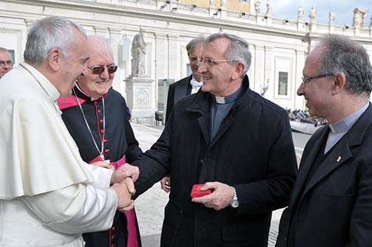 Fotonoticia: El Vicario del Rector Mayor presente en la audiencia del Papa
