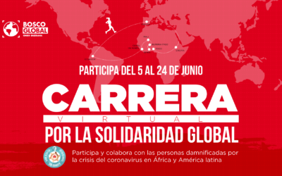 Bosco Global te invita a participar en la #CarreraporlaSolidaridadGlobal y colaborar con las personas más damnificadas por la pandemia en África y América Latina