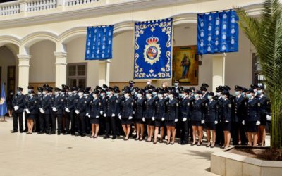 76 nuevos agentes de la Policía Nacional juran el cargo en el colegio salesiano de Las Palmas