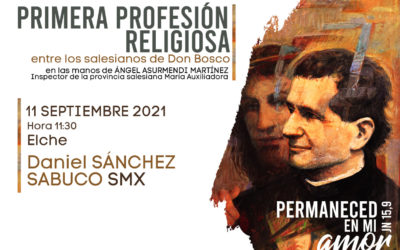 Elche acogerá la primera profesión como religioso del joven Daniel Sánchez Sabuco