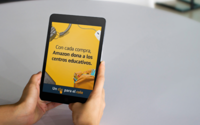 Amazon lanza la segunda edición de ‘Un clic para el cole’ para apoyar a los centros educativos con un porcentaje de las compras