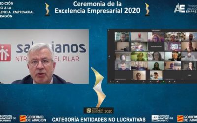 Salesians  Zaragoza rep el Premio a la Excelencia Empresarial de Aragón 2020