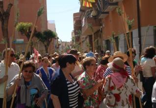 Un millar de personas participan en la tradicional romería en honor a la Virgen de Don Bosco