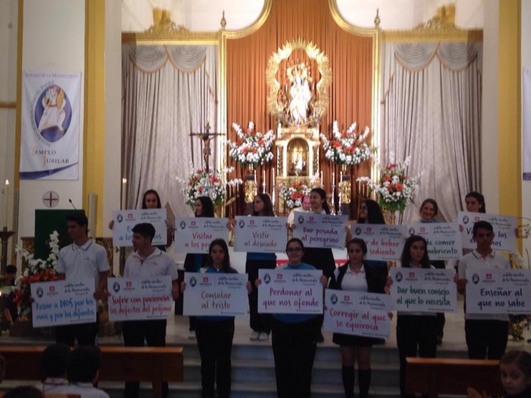 Más de 700 alumnos de Salesianos Algeciras participan en el Jubileo de la Misericordia
