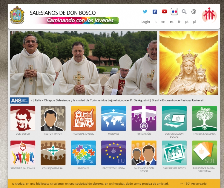 SDB.ORG renovado en el bicentenario del nacimiento de Don Bosco