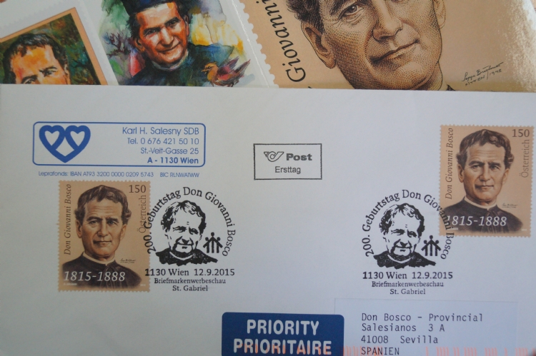 Fotonoticia: cartas desde Viena con Don Bosco como protagonista