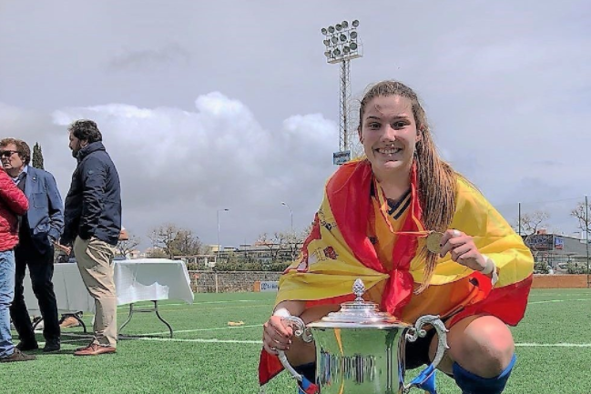 La alumna salesiana, María Jiménez, campeona de España