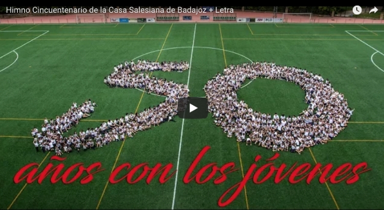 Salesianos Badajoz presenta el himno oficial del cincuentenario