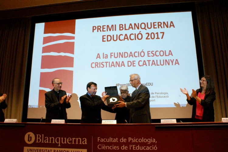 Premio Blanquerna Educación 2017 para la Fundación Escola Cristiana de Catalunya