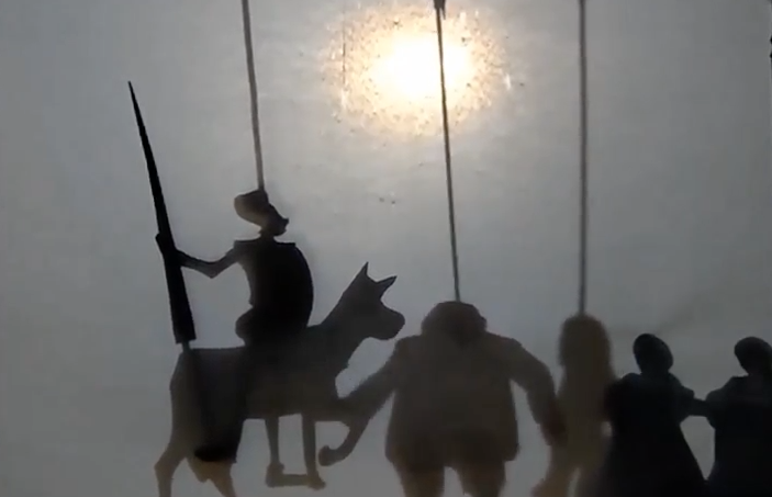 Don Quijote en Carmona, de Playmobil a sombras chinescas