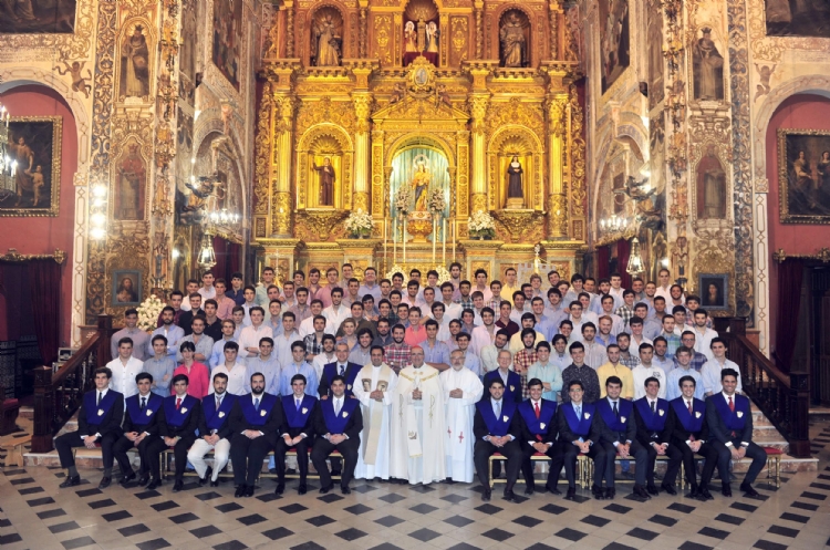El Colegio Mayor San Juan Bosco acoge la visita del Cardenal Mons. Daniel Sturla