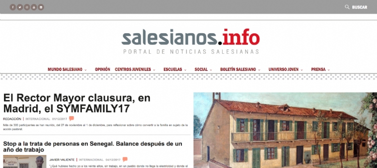 Un nuevo espacio de información de los Salesianos en España