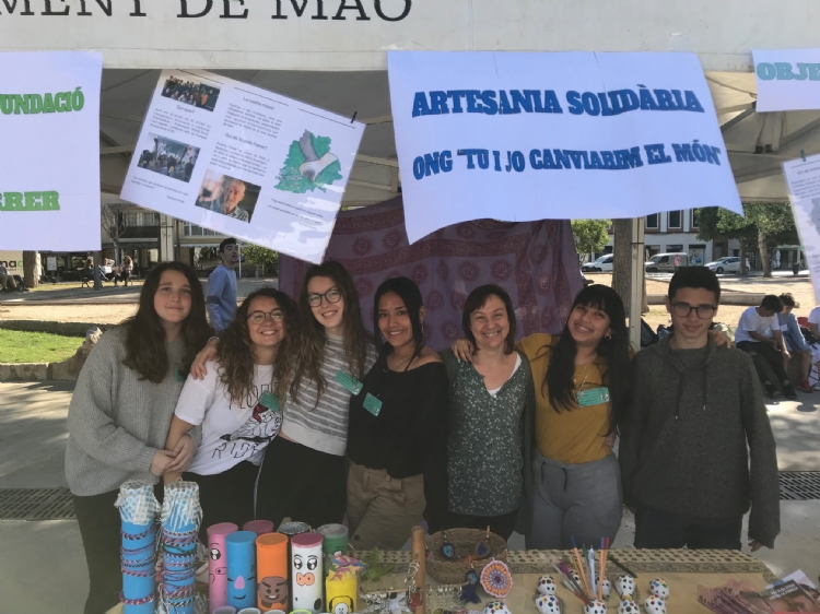 Salesianos Ciutadella participa en el mercado ICAPE de Mahón