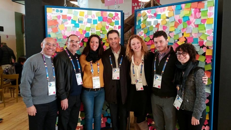 El Rector Mayor visita el pabellón salesiano en la recta final de la Expo 2015