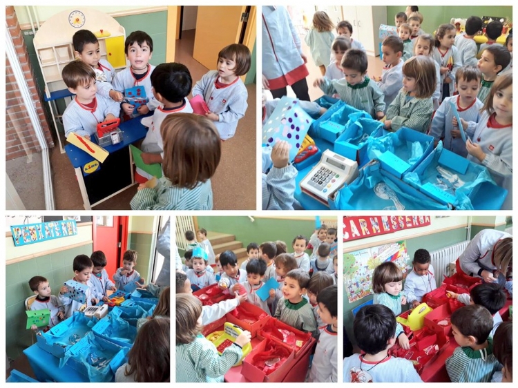 Fotonoticia: Los niños de P3 de Salesianos Horta juegan al Mercado