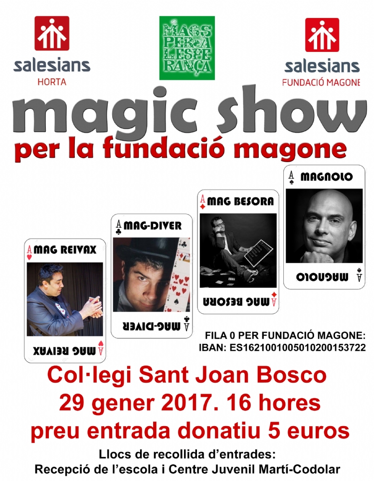 Fotonoticia: Magic Show para la Fundación Magone en Salesianos Horta