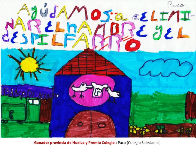 Francisco Suárez accésit en el concurso nacional de dibujo del Banco de Alimentos