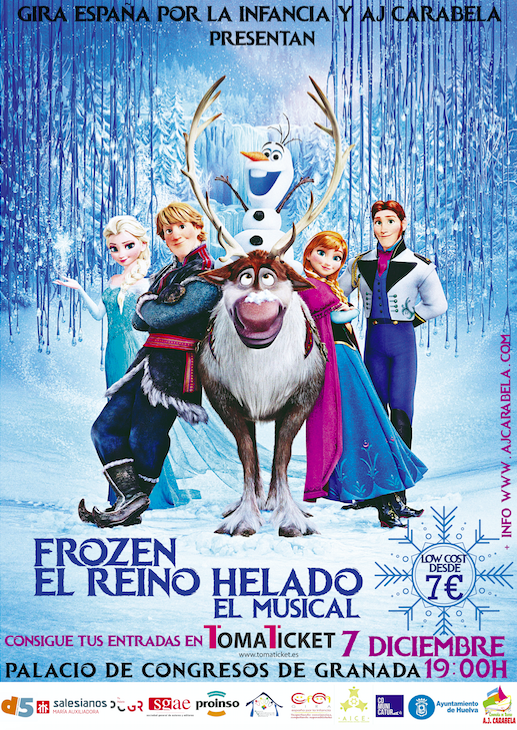 La Asociación Juvenil Carabela lleva su musical solidario sobre Frozen a Granada