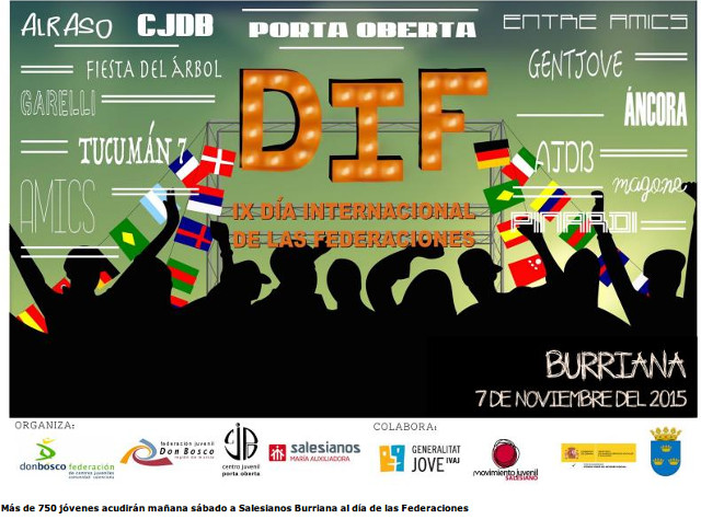 Más de 750 jóvenes se dan cita hoy en Salesianos Burriana en el día de las Federaciones