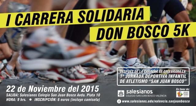 Más de 700 participantes asistirán mañana a la I Carrera Popular Solidaria de Salesianos San Juan Bosco de Valencia