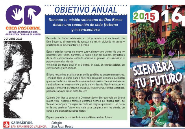 El equipo de Pastoral de Salesianos San Juan Bosco edita su nueva revista ‘Crea Pastoral’