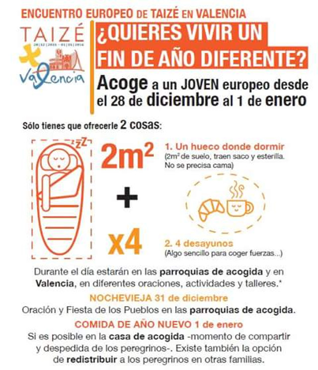 San Anonio Abad anima a las Familias Salesianas de Valencia a la acogida de jóvenes en el Encuentro Europeo de Taizé