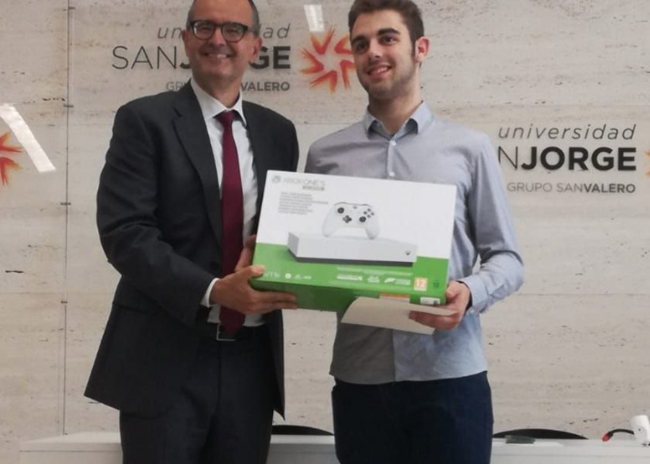 Un alumno salesiano gana el concurso de creación de videojuegos de la Universidad San Jorge