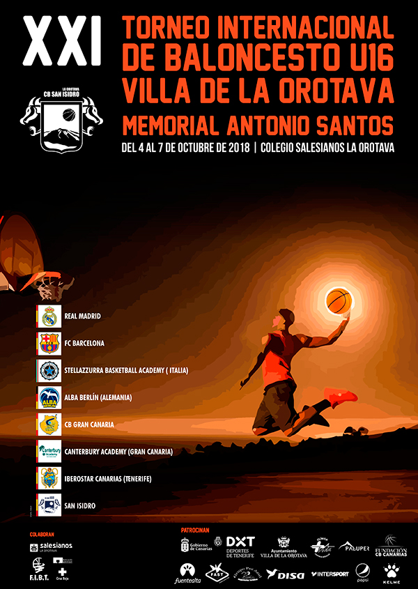 Salesianos, sede del XXI Torneo Internacional de Baloncesto Villa de La Orotava