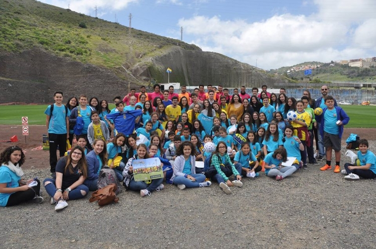 El Centro Juvenil Confeti, con la Unión Deportiva Las Palmas