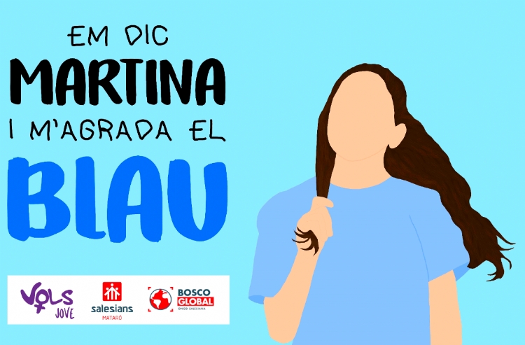 Salesianos Mataró pone en marcha la campaña «Me llamo Martina y me gusta el azul»