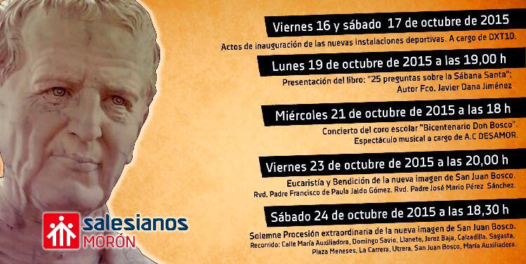 Salesianos Morón celebra una semana de actos de clausura del Bicentenario de Don Bosco