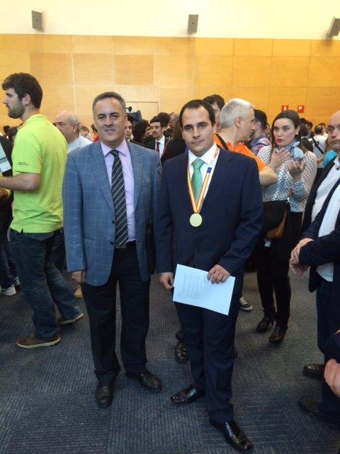 Javier Yamuza, medalla de oro en el Campeonato Nacional SpainSkills de FP