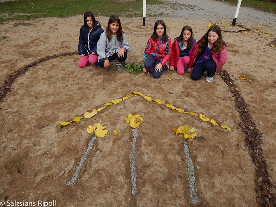 Fotonoticia: Land Art en Salesianos Ripoll