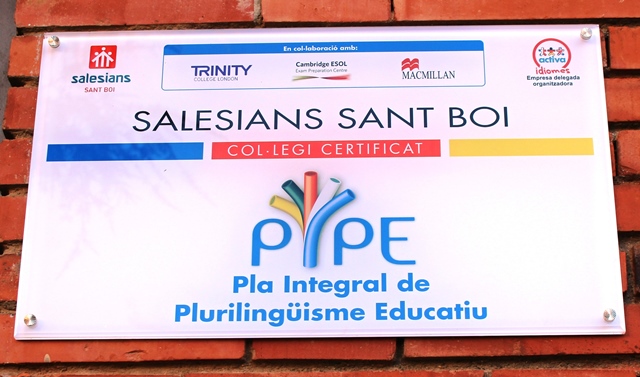 Salesianos Sant Boi se adhiere al proyecto Plan Integral de Plurilingüismo Educativo