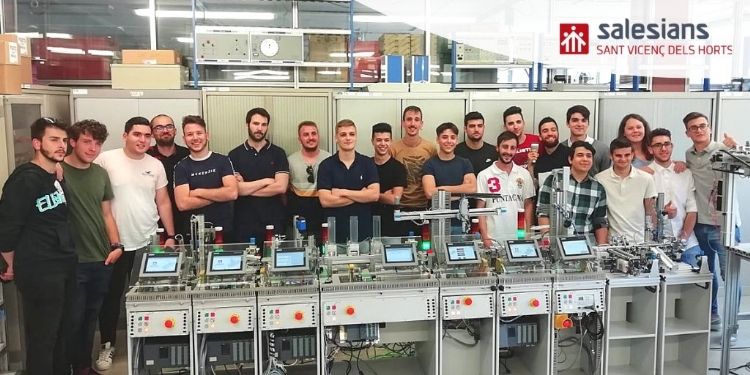 Salesianos Sant Vicenç pone en marcha una línea de producción con tecnología de la Industria 4.0