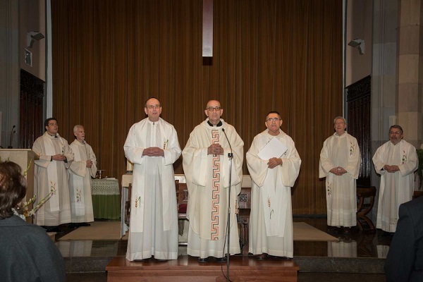 De celebración con los salesianos