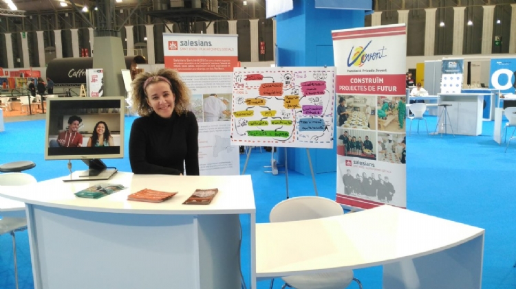 Las Plataformas Sociales Salesianas de Cataluña en el Salón del Empleo Juvenil de Barcelona 2019