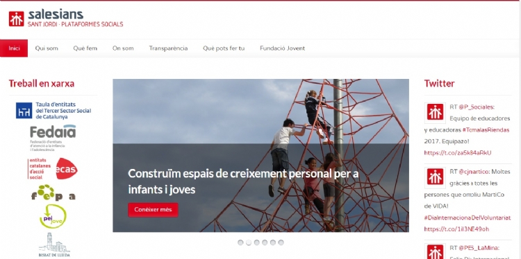 Salesians Sant Jordi estrena nueva web