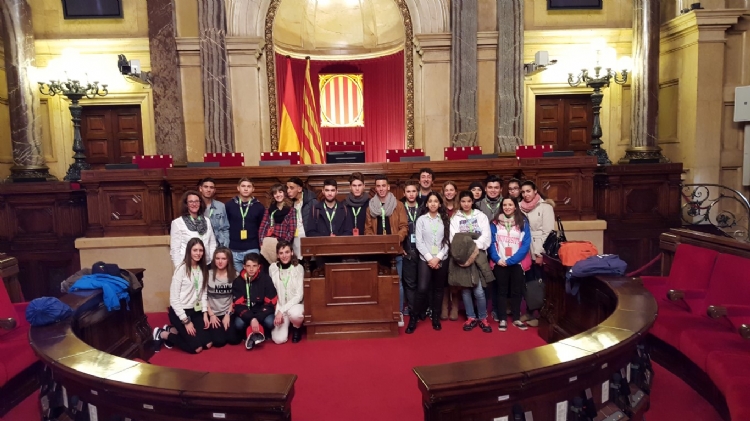 El alumnado de Salesianos Terrassa visita el Parlamento de Cataluña