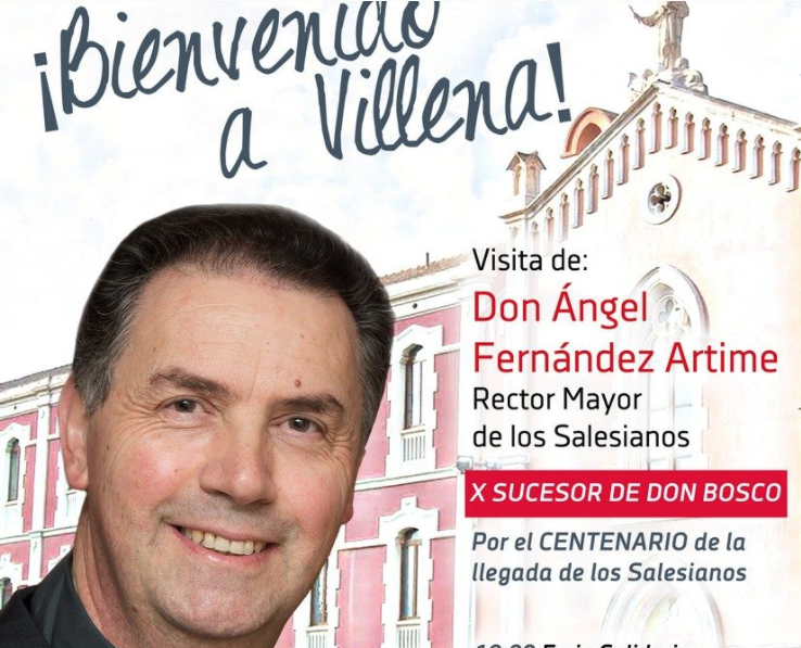 El Rector Mayor visitará Villena el 7 de octubre