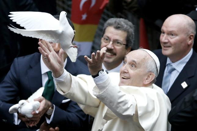 El papa Francisco en Estambul