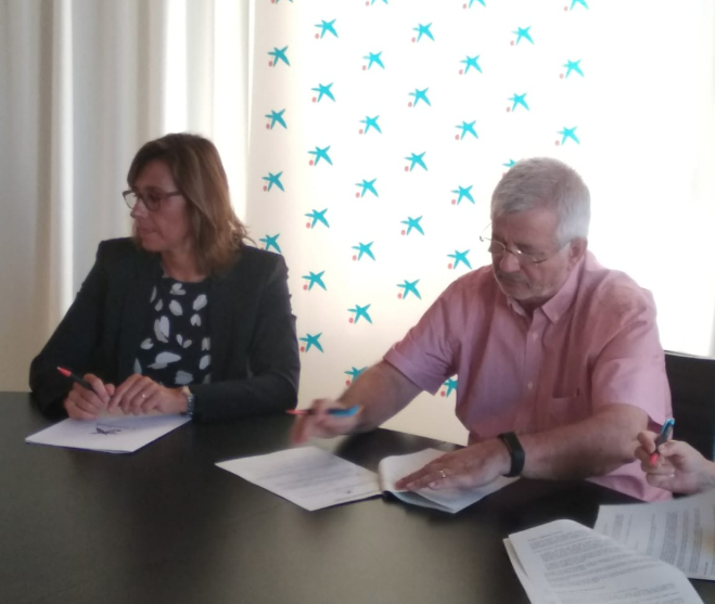Salesianos Zaragoza firma un convenio de colaboración con Fundación “la Caixa”