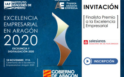 El colegio Salesianos Zaragoza finalista en los Premios a la Excelencia Empresarial 2020